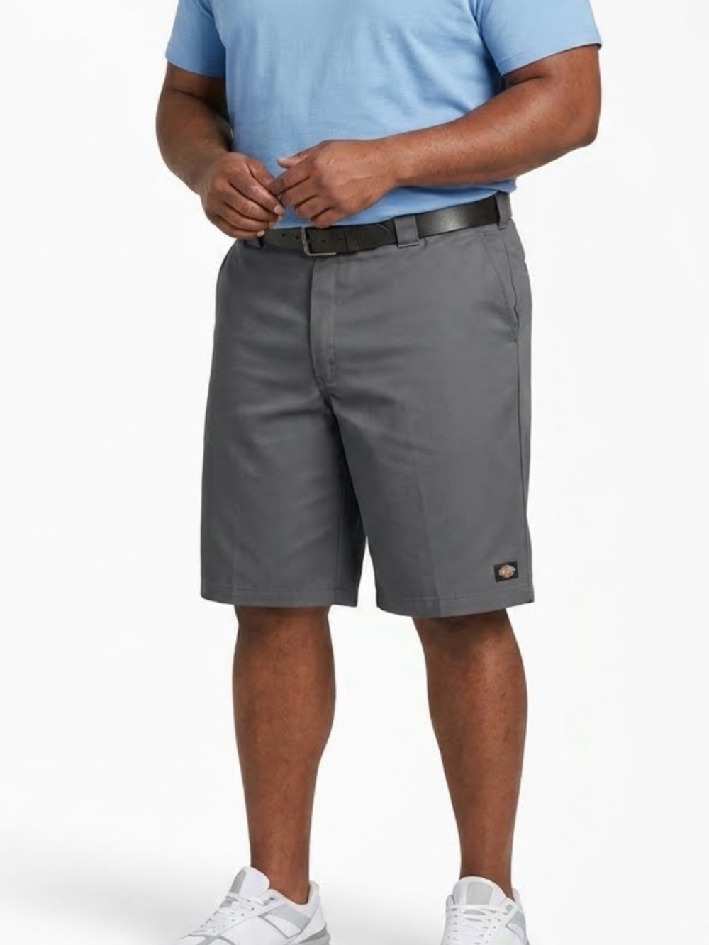 Dickies Men's 13" Flat Front Shorts Grey Size 42 Cholo Lowrider Streetwear Skate